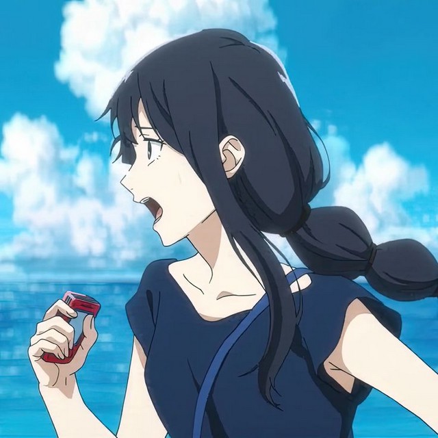 Аніме Тунель у літо, прощальний вихід (Natsu e no Tunnel, Sayonara no Deguchi) Андзу Ханасіро (Anzu Hanashiro) 