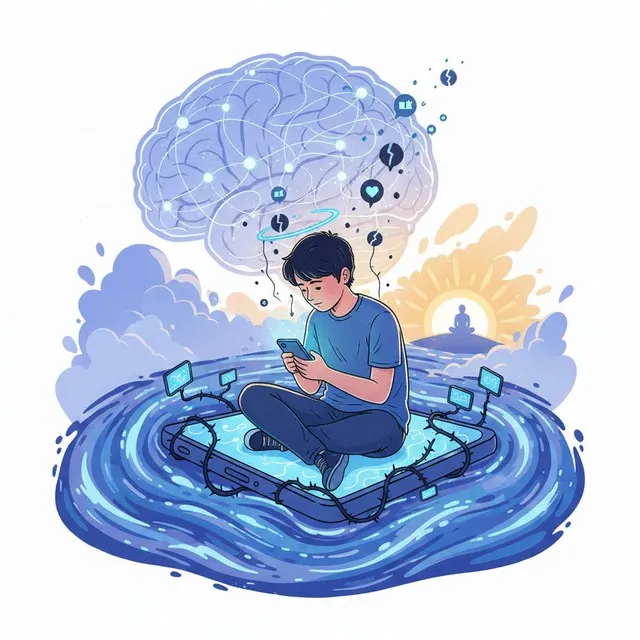 Ментальне здоров'я та соцмережі: як зберегти баланс у цифрову епоху